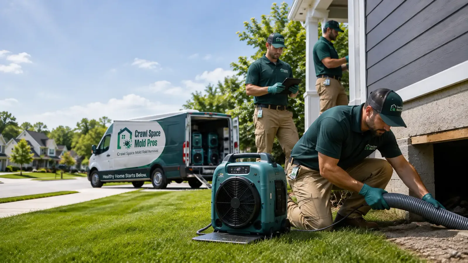 Crawl Space Mold Removal in Mill City, OR